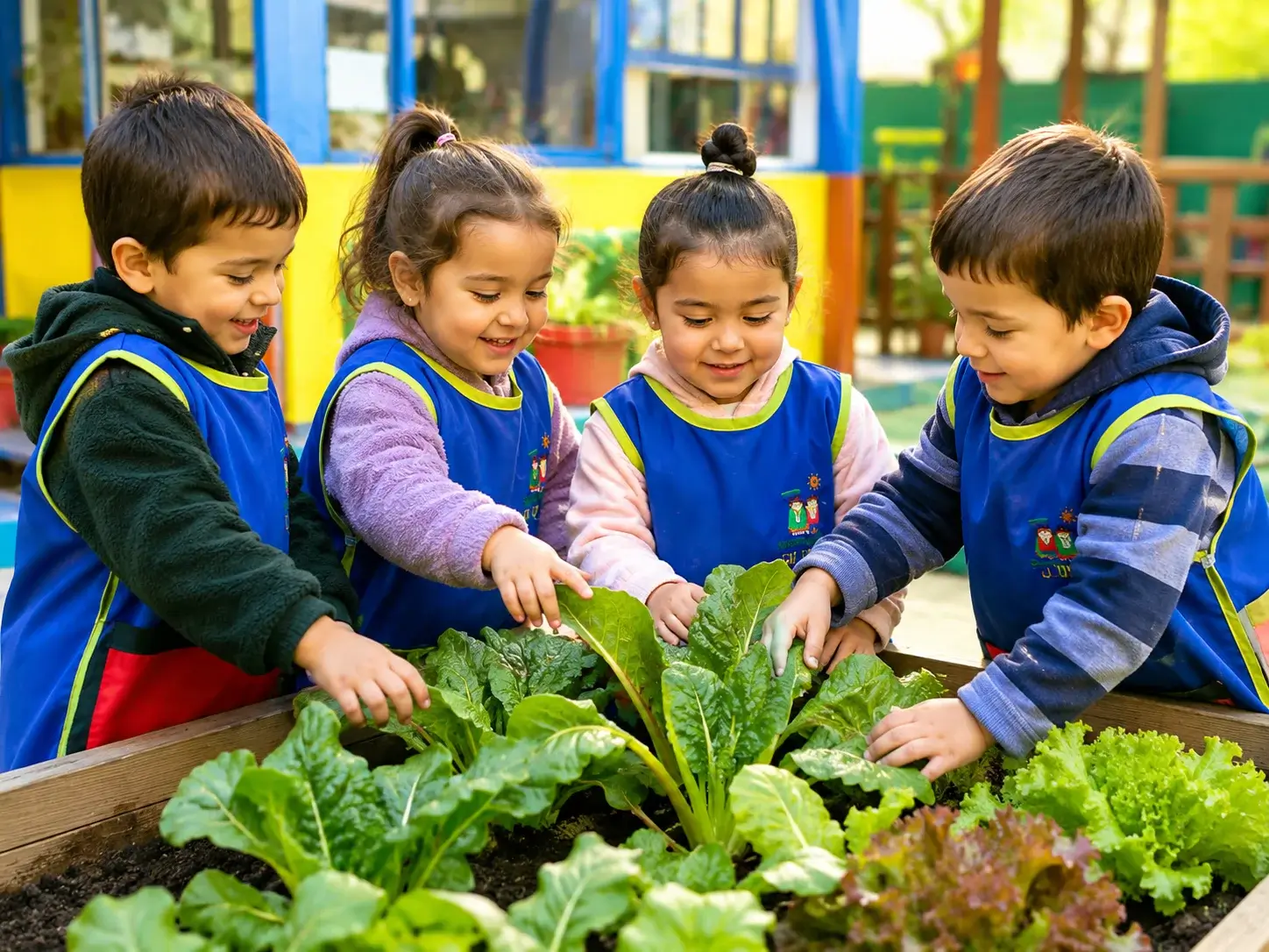 Niños y niñas del nivel Pre-Kínder compartiendo una experiencia de aprendizaje